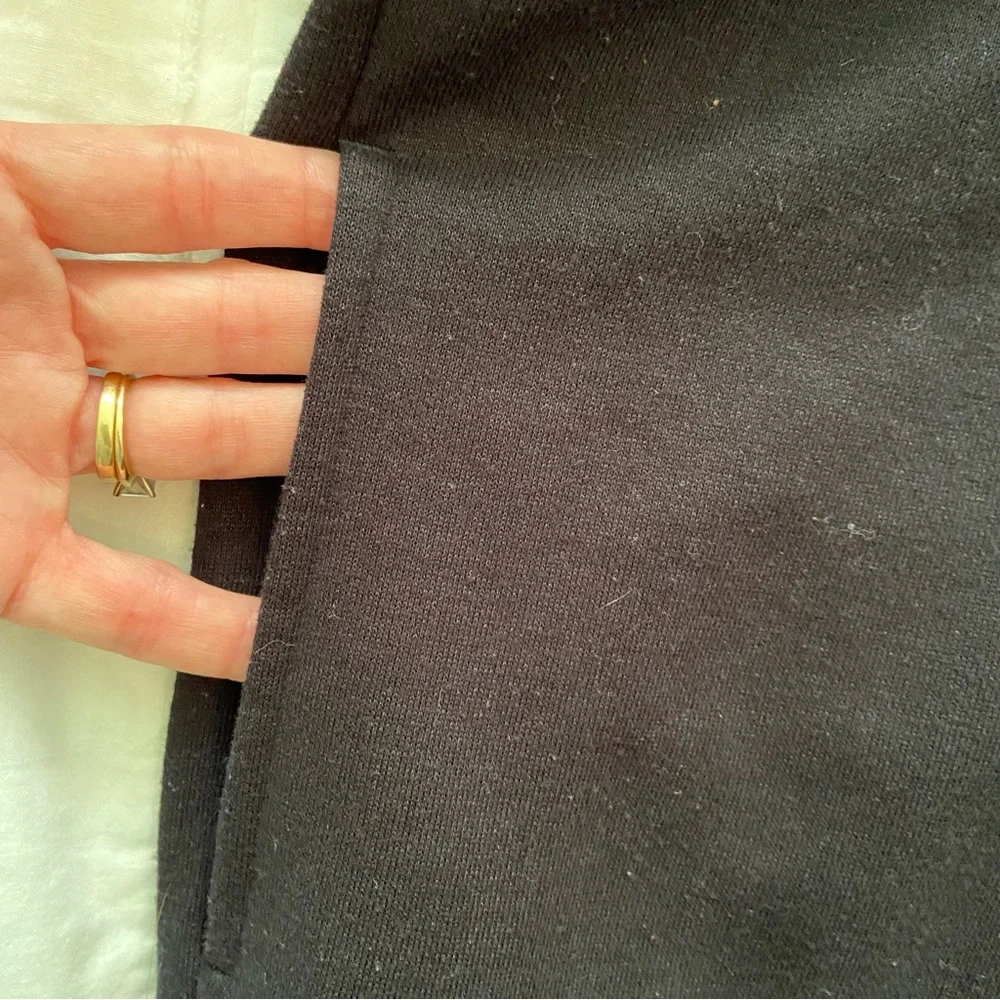 Nike Dri-Fit Hoodie Women’s SmallBlack with  White Spellout Down arm